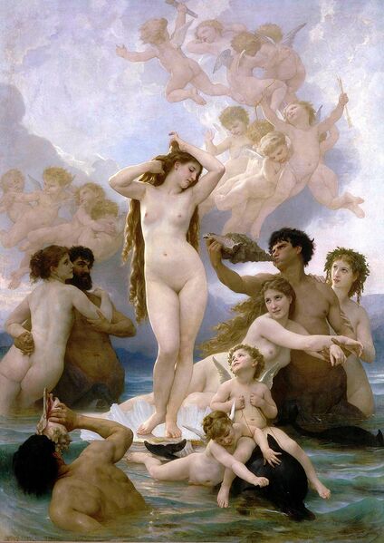 Fichier:William-Adolphe Bouguereau The Birth of Venus.jpg